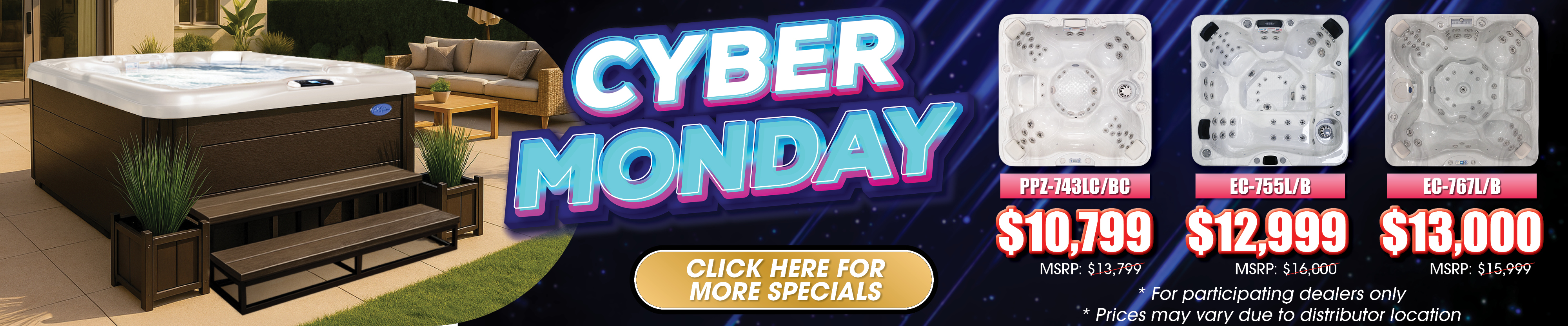 Calspas hot tub being used in a family setting - Whitefish