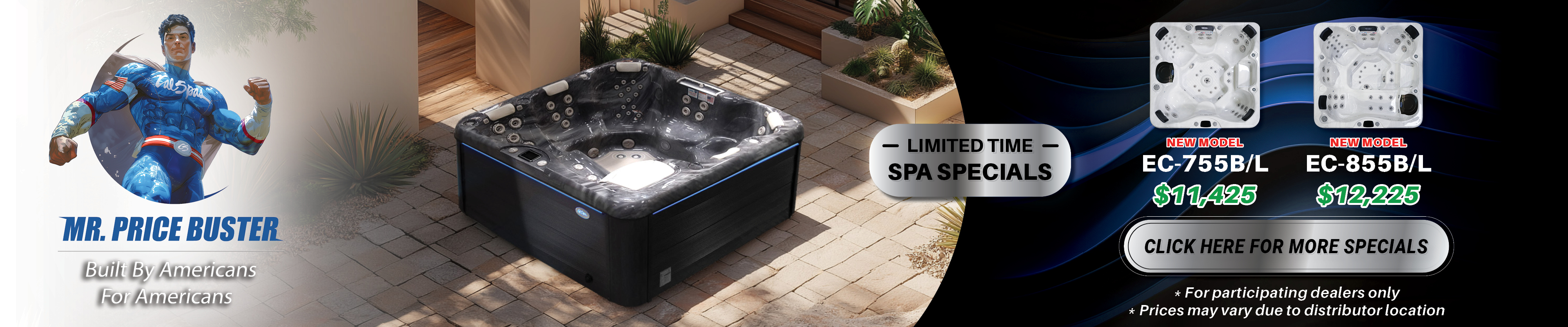 Calspas hot tub being used in a family setting - Whitefish